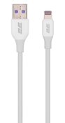 Кабель 2E Glow 2.4A AM / Lightning 1m White (2E-CCAL-WH)