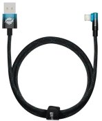 Кабель Baseus MVP 2 Elbow-shaped 2.4A  AM / Lightning 1m Black/Blue  (CAVP000021)