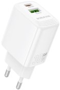 Зарядний пристрій BOROFONE BN29 Fuente 30W White  (6941991120329)