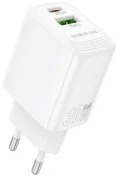 Зарядний пристрій BOROFONE BN29 Fuente 30W White (6941991120329)