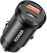 Автомобільний зарядний пристрій Essager Gyroscope Mini 45W Black (ECCAC45-TL01-Z)