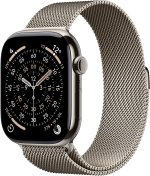 Смарт годинник Apple Watch 11 GPS LTE 46mm - Natural Titanium Case with Natural Milanese Loop - M/L (MFD04)
