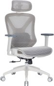 Крісло OfficePro Atlas OC630-W-LG-LG White/Light Gray