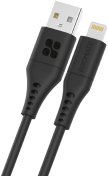 Кабель Promate PowerLink-Ai120 2.4A AM / Lightning 1.2m Black (6959144059808)