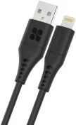 Кабель Promate PowerLink-Ai120 2.4A AM / Lightning 1.2m Black (6959144059808)