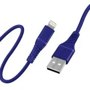 Кабель Promate PowerLine-Ai120 2.4A AM / Lightning1.2m Blue (6959144060750)