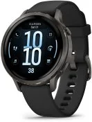 Смарт годинник Garmin Venu 4 - 41 mm Slate with Black Silicone Band (010-03013-02)
