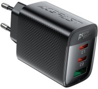 Зарядний пристрій Acefast A108 GaN 67W Black (6974316284048)