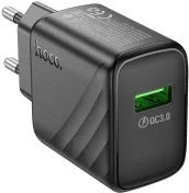 Зарядний пристрій Hoco CS21A Rich QC3.0 18W Black (6942007609883)
