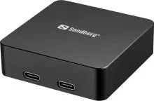 Батарея універсальна Sandberg 3in1 Magnet Powerbank 5000mAh 20W Qi Wireless 15W Black (421-28)