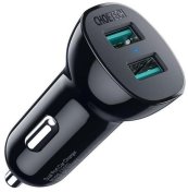Автомобільний зарядний пристрій Choetech C0051-V5 36W Black