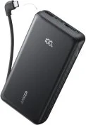 Батарея універсальна Anker 20000mAh 22.5W Built-In USB-C Cable Black (A110EH11)