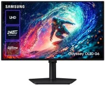 Монітор Samsung Odyssey OLED G6 (LS27HG610SIXUA) - 27" OLED / 2560×1440 / 240 Гц / AMD FreeSync Premium, Nvidia G-Sync / Pivot / HAS