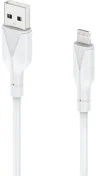 Кабель Choetech 2.4A AM / Lightning 1m White (XAL-0003-WH-V2)