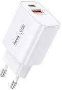 Зарядний пристрій Remax GaN Fast Charger A/C PD 30W White (6954851247128)