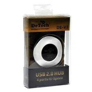Фото: USB-хаб DeTech DE-V3 білий № 3 | KTC