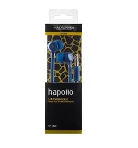 Фото: Навушники HAPOLLO EP-1010 Navy № 3 | KTC