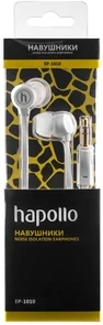 Фото: Навушники HAPOLLO EP-1010 White № 3 | KTC