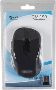 Фото: Мишка Gemix GM190 чорна № 6 | KTC