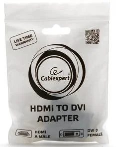 Фото: Перехідник Cablexpert HDMI / DVI Black (A-HDMI-DVI-3) № 4 | KTC