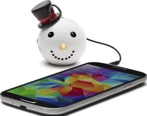 Фото: Колонка KitSound Mini Buddy Snowman біла № 3 | KTC