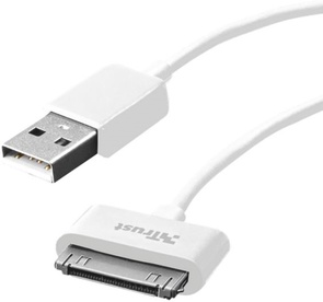 Кабель USB Trust AM / Apple 30pin 1 м білий РЕДАГУВАННЯ МАЛЮНКИ