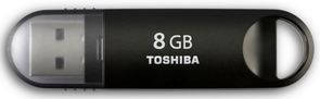 Флешка USB Toshiba Suzaku 8 ГБ (THN-U361K0080M4) чорна