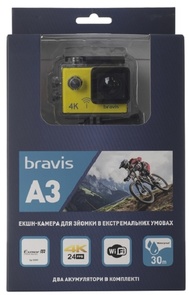 Екшн камера Bravis A3 жовта