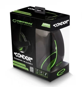 Фото: Гарнітура Esperanza Earphones EGH300G чорна/зелена № 3 | KTC