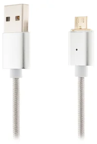 Фото: Кабель Moizen Magnet AM / Micro USB 1m Silver № 3 | KTC