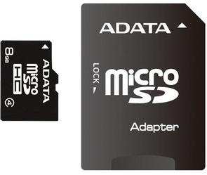  Карта пам'яті A-Data Micro SDHC 8GB AUSDH8GCL4-RA1