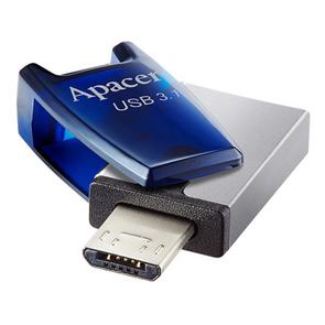 Флешка USB Apacer AH179 OTG 64GB AP64GAH179U-1 Mobile Blue