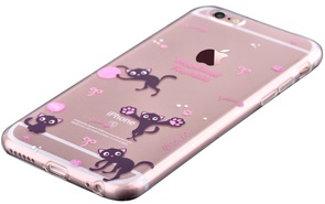 Чохол Devia for iPhone 6/6S Plus - Vango Soft Case Alan Cat