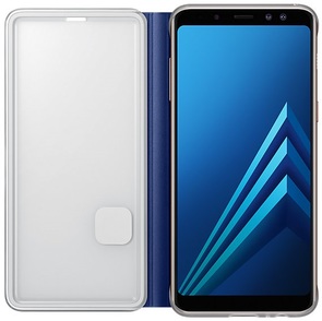 Чохол Samsung for Galaxy A8 2018 - Neon Flip Cover Blue (EF-FA530PLEGRU)