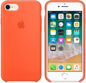 for iPhone  8/7 - Silicone Case Spicy Orange