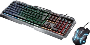 Комплект клавіатура+миша ігровий Trust GXT 845 Tural Combo Gaming Black (22457)