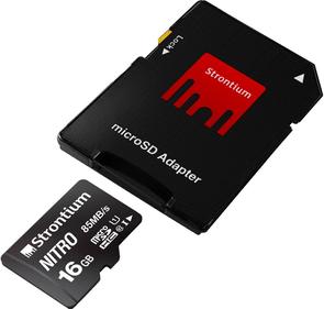 Карта пам'яті STRONTIUM NITRO Micro SDHC 16GB SRN16GTFU1QA