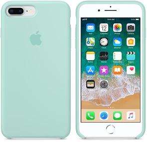 for Apple iPhone 8 Plus - Silicone Case Marine Green