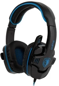 Фото: Гарнітура Sades SA-901 Wolfang Black/Blue (SA-901 Black/Blue) № 2 | KTC