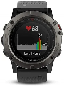 Фото: Смарт годинник Garmin Fenix 5x Sapphire Grey Black (010-01733-14) № 3 | KTC