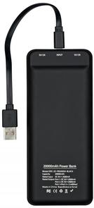 Батарея універсальна 2E Power Bank 20000mAh 2xUSB Black (2E-PB2005A-BLACK)