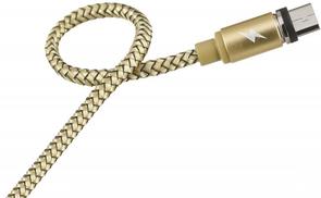 Кабель Remax Gravity Series Magnetic AM/ Micro USB 1m Gold (RC-095M-GOLD)