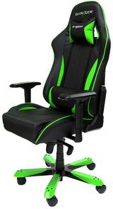 Крісло ігрове DXRacer King OH/KS57/NE, PU шкіра, Al основа, Black/Green