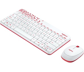 MK240 Wireless White/Red