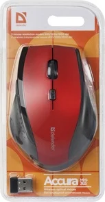 Фото: Миша Defender Accura MM-365 Red (52367) № 4 | KTC