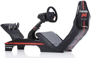 Крісло ігрове Playseat F1 Silver Official Licensed, з кріпленням для керма та педалей, Black