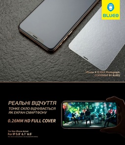 Захисне скло Blueo for iPhone X Clear