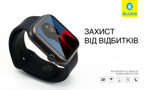 Захисне скло Blueo for iWatch 1/2/3 38mm 3D Black