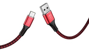 Кабель T-PHOX AM / Type-C 1m (T-C814 red)