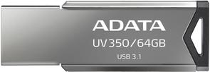 Флешка USB A-Data UV350 64GB AUV350-64G-RBK Metal Black